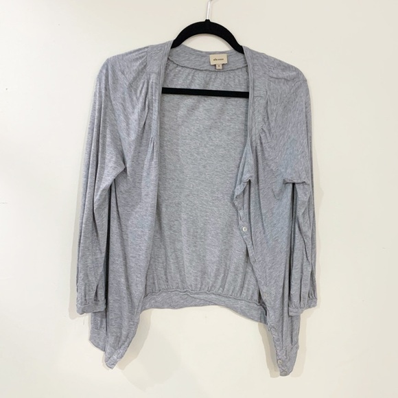 Ella Moss Sweaters - Ella Moss - Grey Light Weight Cardigan - Small
